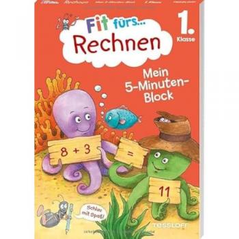 TESSLOFF 378862459 Fit fürs Rechnen 1. Klasse. Mein 5-Minuten-Block