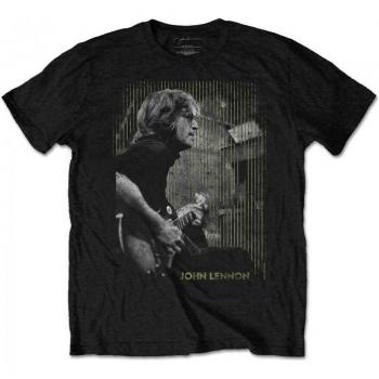Gibson Katoen T-Shirt John Lennon Unisex XL Zwart