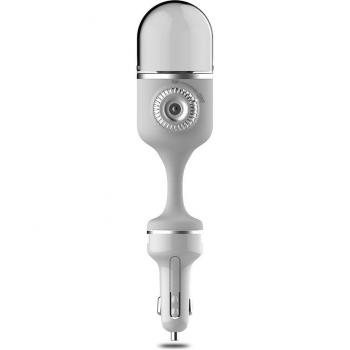 NebelGlanz Auto‑Mini – Ultraschall-Luftbefeuchter mit integriertem LED‑Stimmungslicht