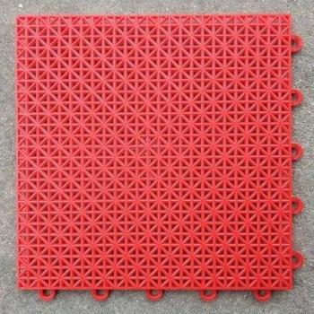 10x10 in Non-slip Hollow Drainage Mat for Shower and Pool