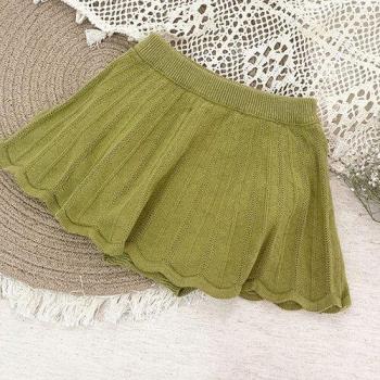 Short tricoté bébé fille couleur pastels