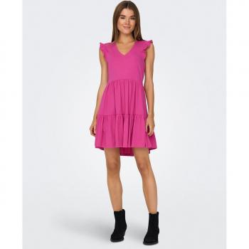 Vestido rosa ligero y fresco Only May