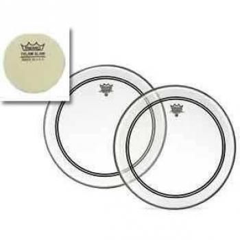 Remo P3-1322-C2 Peau de grosse caisse transparente 22''