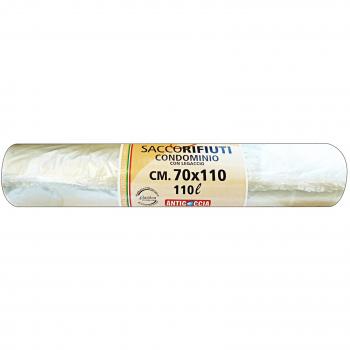 Sacco pattumiera Virosac neutro 70x110 lt. 10 pezzi