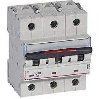 Disjoncteur DX³ 36 kA 3P 400 V 10 A (Legrand)