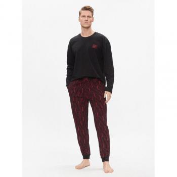 Hugo Schwarz Pyjama mit Logo