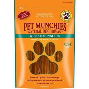 Pet Munchies Wild Salmon Strips 80g