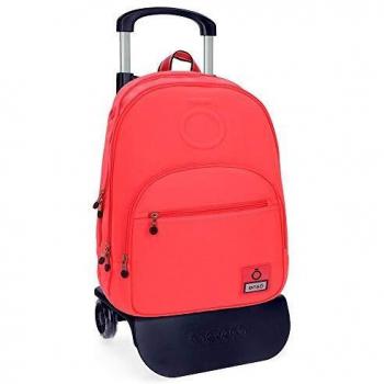 Mochila doble compartimento con carro Enso Basic Coral