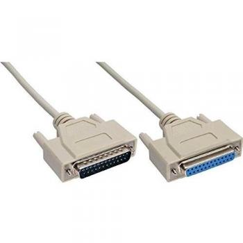 InLine® Serielle Verlängerung, 25pol St/Bu vergossen, 10m (11420M)