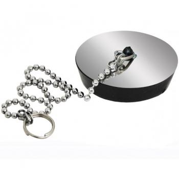 Set 2 Tappi Lavandino 5 Cm con Catenella per Lavello