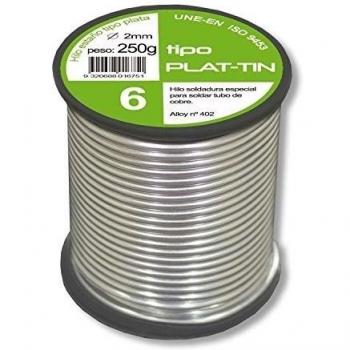 Estaño-Plata Fonta 6% 2Mm 250 G