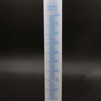 Cilindro de plástico para mediciones 500ml