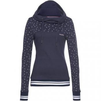 KANGAROOS Langarm Hoodie mit Kontrastdetails