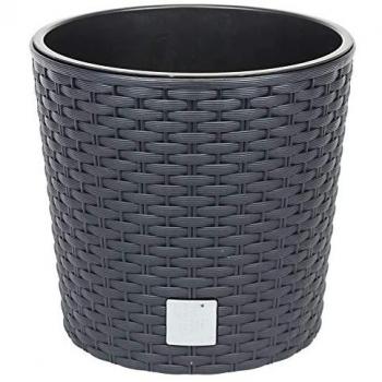 Pot à Fleurs Rato Round – 8,7 L – Anthracite – DRTUS250L‑S433