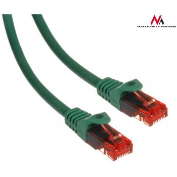 Cable RJ‑45 3 m Cat 6 Maclean MCTV‑303 G – Vert Intérieur/Extérieur