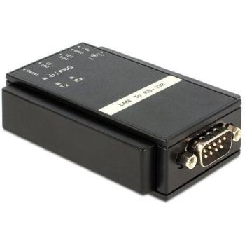 DeLOCK 62504 Adaptador RS-232 a RJ45 Negro