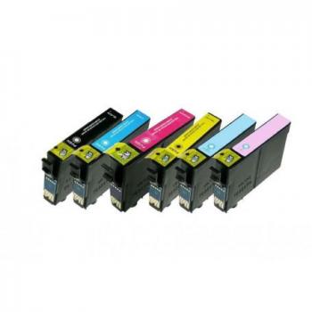 Pack de 6 cartouches d'encre pour Epson T24
