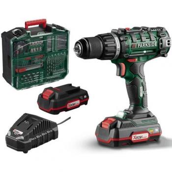 Perceuse sans fil Parkside 20V avec accessoires