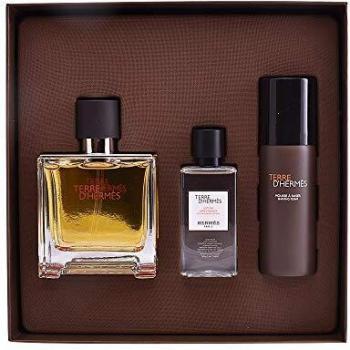 Hermes Eau De Parfum 75ml, Shaving Foam 50ml and Aftershave Lotion 40ml Gift Set