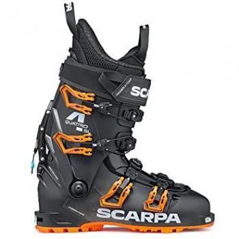 Scarponi da sci Scarpa 4-Quattro SL Hybrid Freetouring Uomo Nero Arancione 25.5