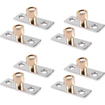 Guía corredera de madera con anillo localizador de metal 12 mm – set de 8