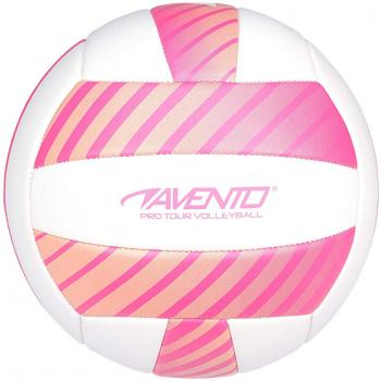Avento Pink Synthetic Leather Volleyball (Size: OneSize)