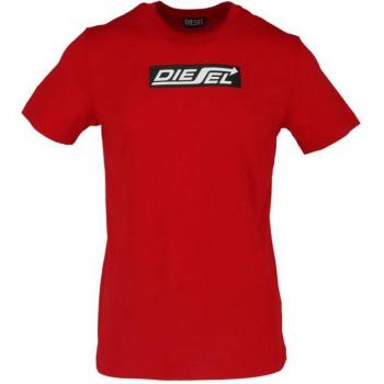 Diesel Arrow Red Cotton Shirt – XL (Men)