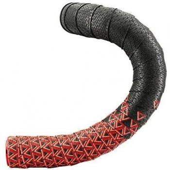 Deda-elementi Nastro Manubrio LOOP PU+EVA Nero/Rosso con Tappi