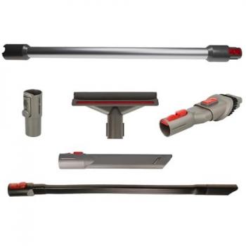 Set accessori aspirapolvere 6 pz per Dyson V7 Parquet Extra grigio