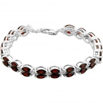 Lazo Veloz: Brillante Plata con Granate 12.807ct