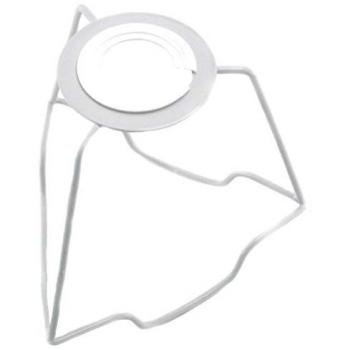 Secure Fit Shade Carrier for Unsupported Lamp Shades with Adapter Ring