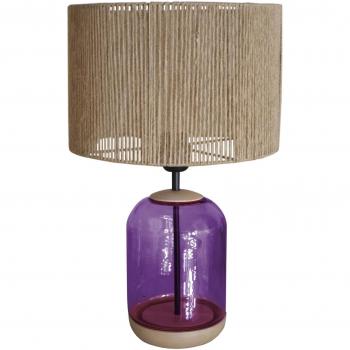Lampe Naturelle Bois et Verre Svalbard
