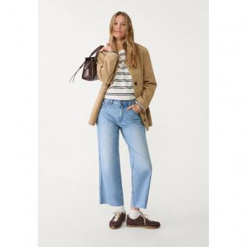 Jeans D96 Cropped Straight blu medio 38