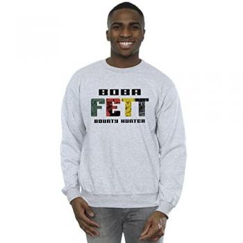 Grey Disney Boba Fett Logo Pullover (BI49406)