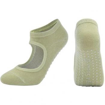 Chaussettes de danse de ballet antidérapantes en silicone pour femmes, grande taille, coton, 7 couleurs