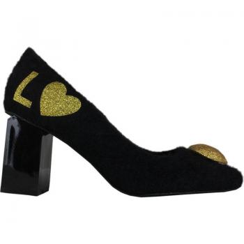 Stiletto Feminino Inverno Preto TheWhiteBrand STI005 Negro-Oro