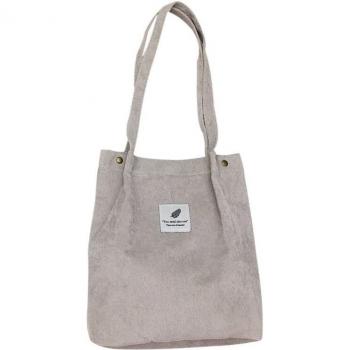 Sac à bandoulière en velours côtelé pour femmes