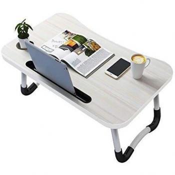 Table de lit avec porte-gobelet