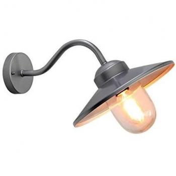 Lanterna Esterno Klampenborg Cupola Pescatore 1 Luce Argento IP44 E27