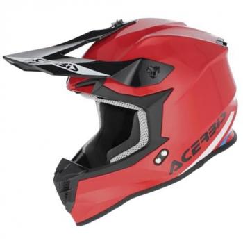 Acerbis Linear Solid Casque Motocross Noir-rouge – Petite taille