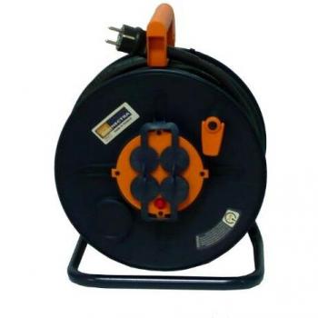 Enrouleur de câble chantier Pro 3G 2,5 mm² (40 m) + 4 prises