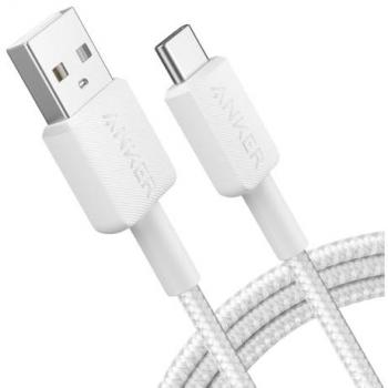 Cable Anker 322 USB‑C a USB‑C Nylon 3 m 60W Black