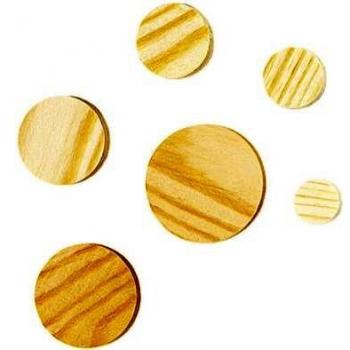 Flat Wood Dowels Pack of 40 Ø 20 mm
