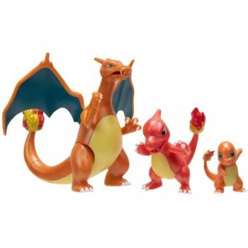 Pack Évolution Pokémon : Salameche, Reptincel, Dracaufeu