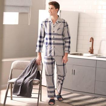 Pijamas de Algodón Oro Noche