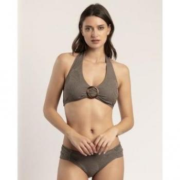 Maillot de bain 2 pièces dos nu Admas Femme Marron 42