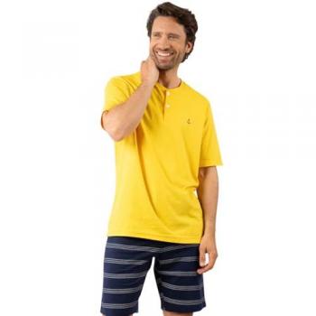 Confort marin Eminence, pyjama homme, couleur éclatante