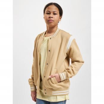 Beige & White Urban Classic Inset College Coat, 146‑152 cm (Girl’s Size)