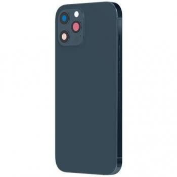 Châssis et vitre arrière pour iPhone 12 Pro Max – Bleu royal