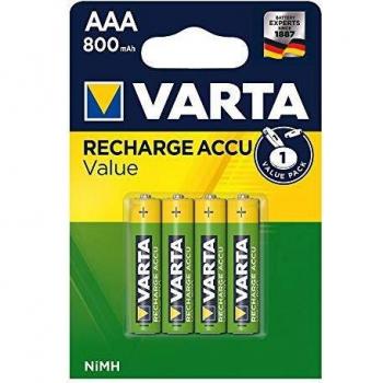 Varta 4 Accus NiMH 800 mAh Type AA